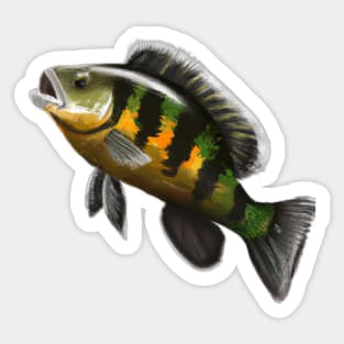 Cute Perch Drawing Sticker